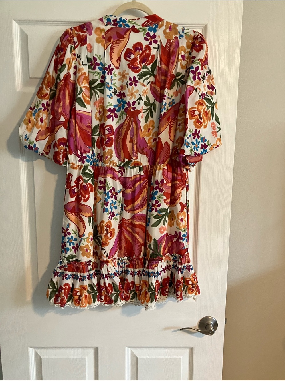 Farm Rio Puff-Sleeve Mini Dress - Picture 4 of 7